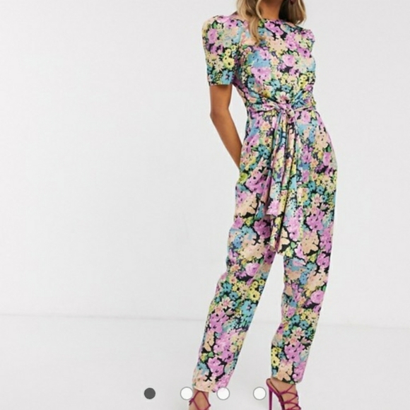 Asos design floral jumpsuit 8 - Picture 3 of 5